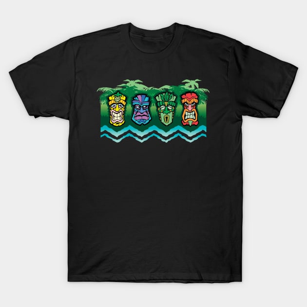 Tiki Guardians! T-Shirt by UncleFez